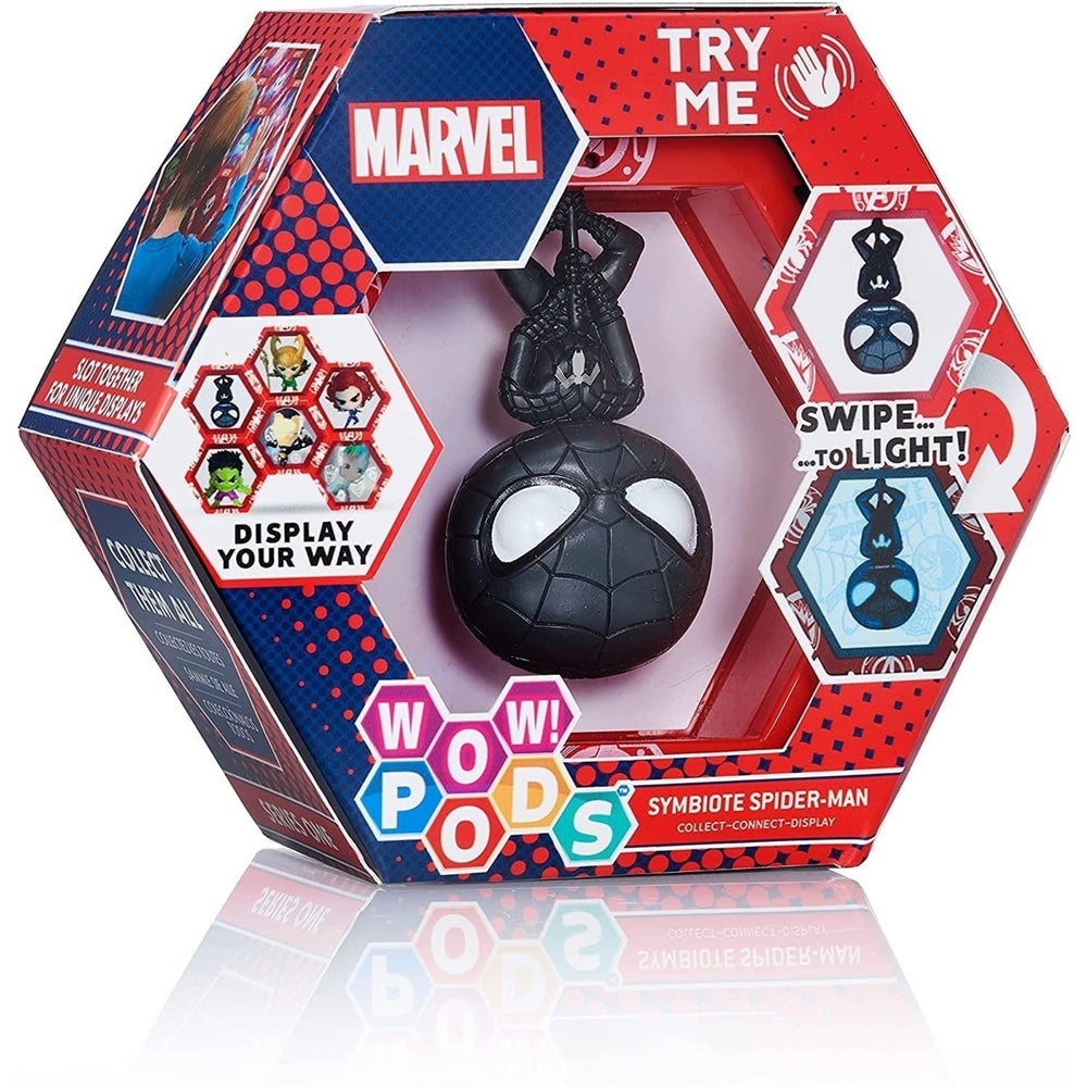WOW Pods Marvel Symbiote Spider-Man Swipe Light-Up Connect Avengers Collection Figure WOW! Stuff Image 2
