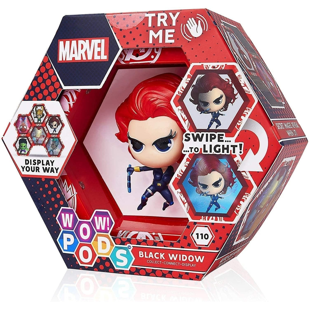 WOW Pods Marvel Avengers Black Widow Swipe Light-Up Connect Figure Collectible WOW! Stuff Image 1