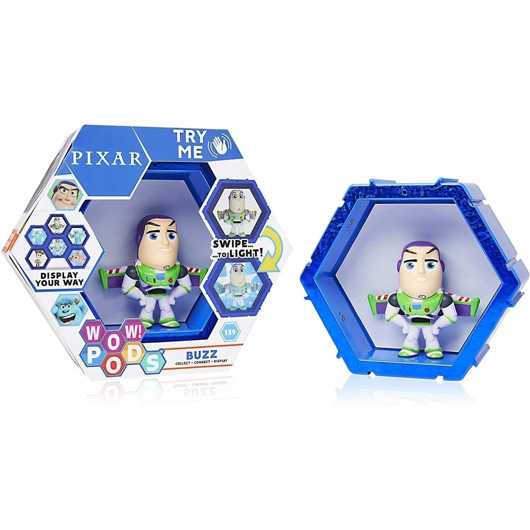 WOW Pods Disney Toy Story Buzz Lightyear Swipe to Light Connect Figure Collectible Stuff! Image 6