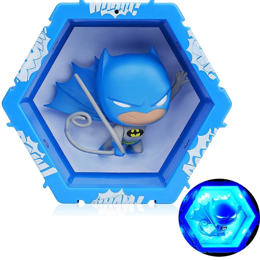 WOW Pods DC Comics Batman Swipe Light-Up Connect Figure Superhero Collectible Figure Image 1