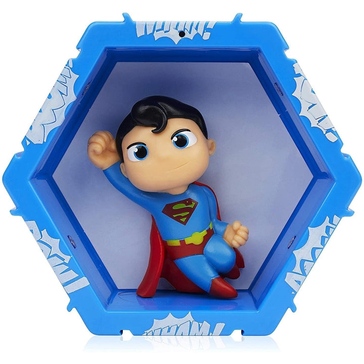 WOW Pods DC Universe Superman Swipe Light-Up Connect Figure Superhero Collectible Figure Image 3