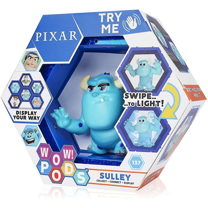 WOW Pods Monsters Inc Sulley Swipe to Light Connect Disney Pixar Figure Collectible Stuff! Image 2