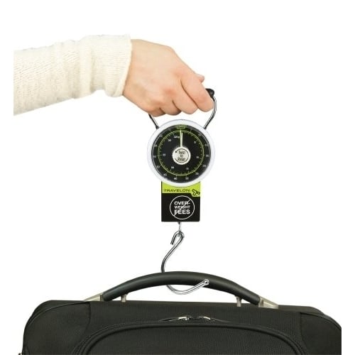 Travelon Luggage Scale with Tape Measure 75lbs Black Model 19325-500 Portable Image 2