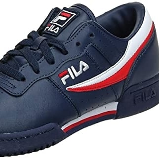 Fila Men's Original Fitness Lea Classic Sneaker 0 NAVY/WHITE/RED Image 1