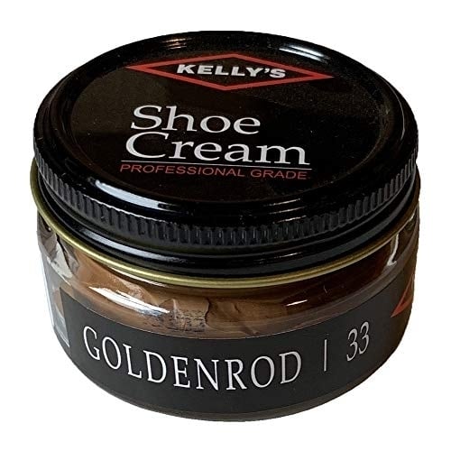 Kellys Shoe Cream Polish 1.5 oz Goldenrod KSC-33 Leather Conditioner Wax Image 2