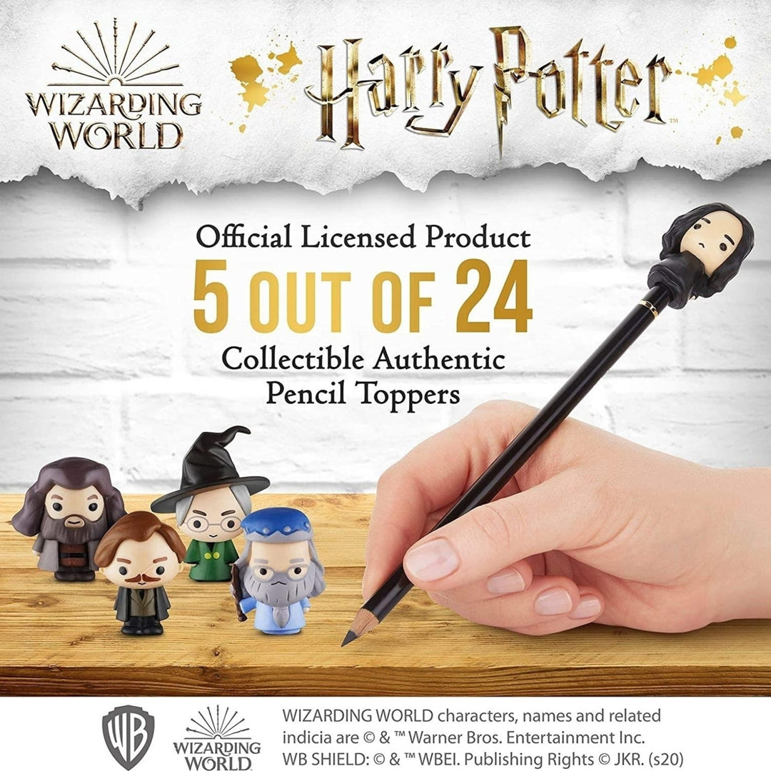 Harry Potter Pencil Toppers 5pk Rubeus Remus Severus Albus Minerva PMI International Image 3