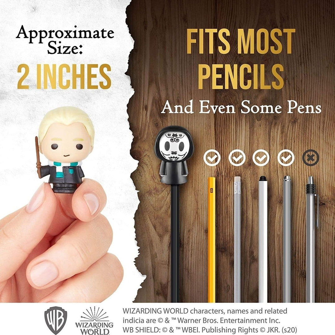 Harry Potter Pencil Toppers 5pk Bellatrix Death Eater Voldemort Lucius Draco PMI International Image 7