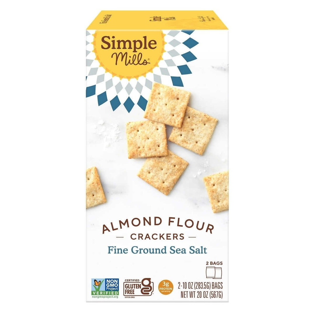 Simple Mills Almond Flour Sea Salt Crackers 10 Ounce (2 Count) Image 4