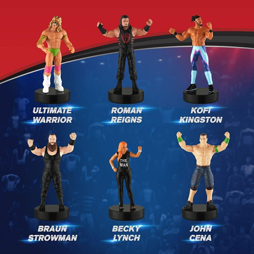 WWE Stampers 12pk Smackdown Champion Character Figures Deluxe Set Box PMI International Image 4