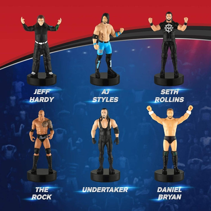 WWE Stampers 12pk Smackdown Champion Character Figures Deluxe Set Box PMI International Image 4