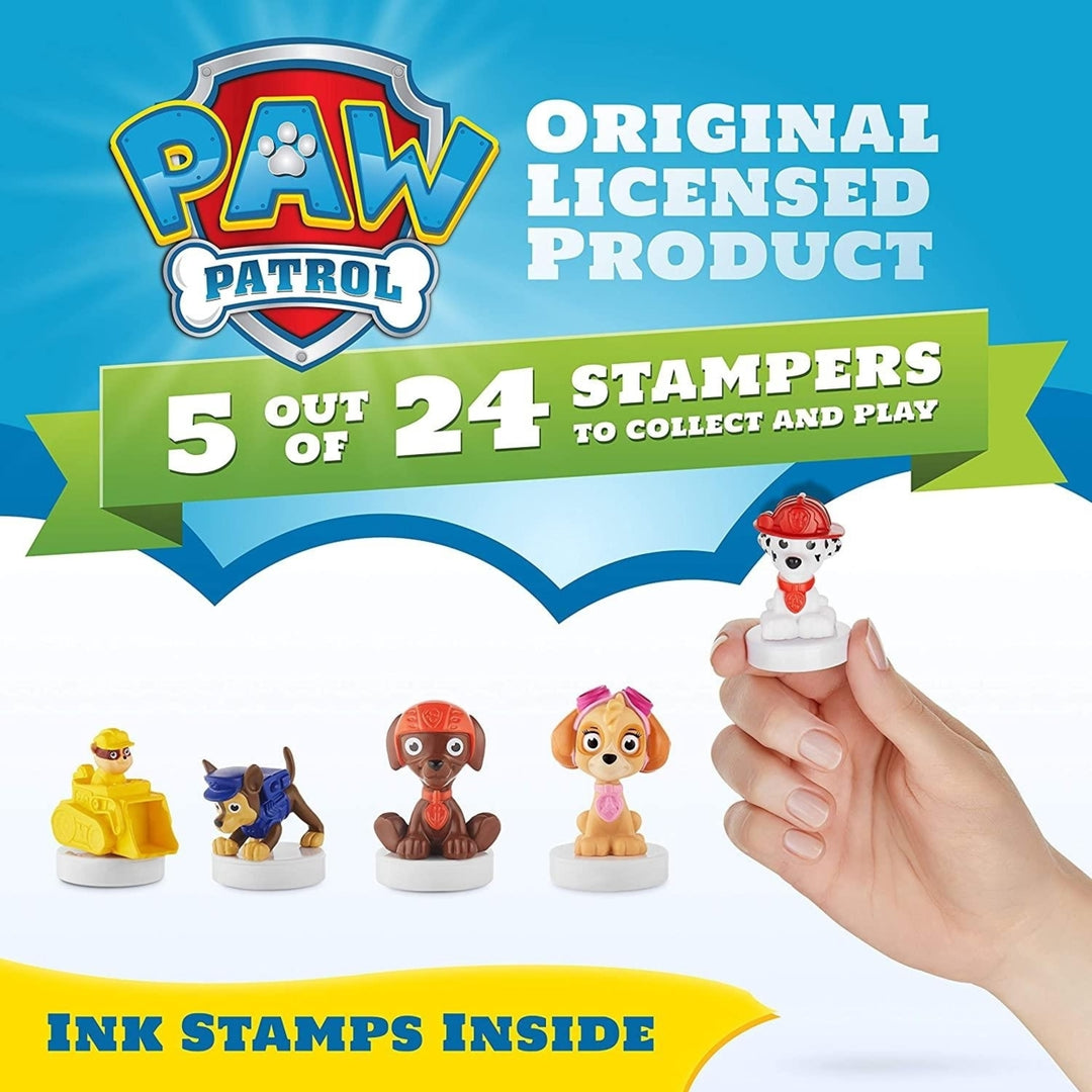 Paw Patrol Stampers 5pk Characters Set Zuma Rubble Bulldozer PMI International Image 4