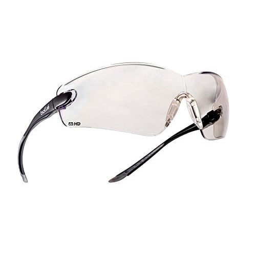 Boll Safety 253-CB-40040 Cobra Safety Eyewear with Rimless Frame and Clear HD Hydrophobic Lens 180-Pair Universal CLEAR Image 1