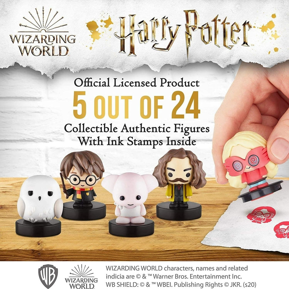 Harry Potter Stampers 5pk Sirius Dobby Hedwig Voldemort Luna Lovegood Figures PMI International Image 2