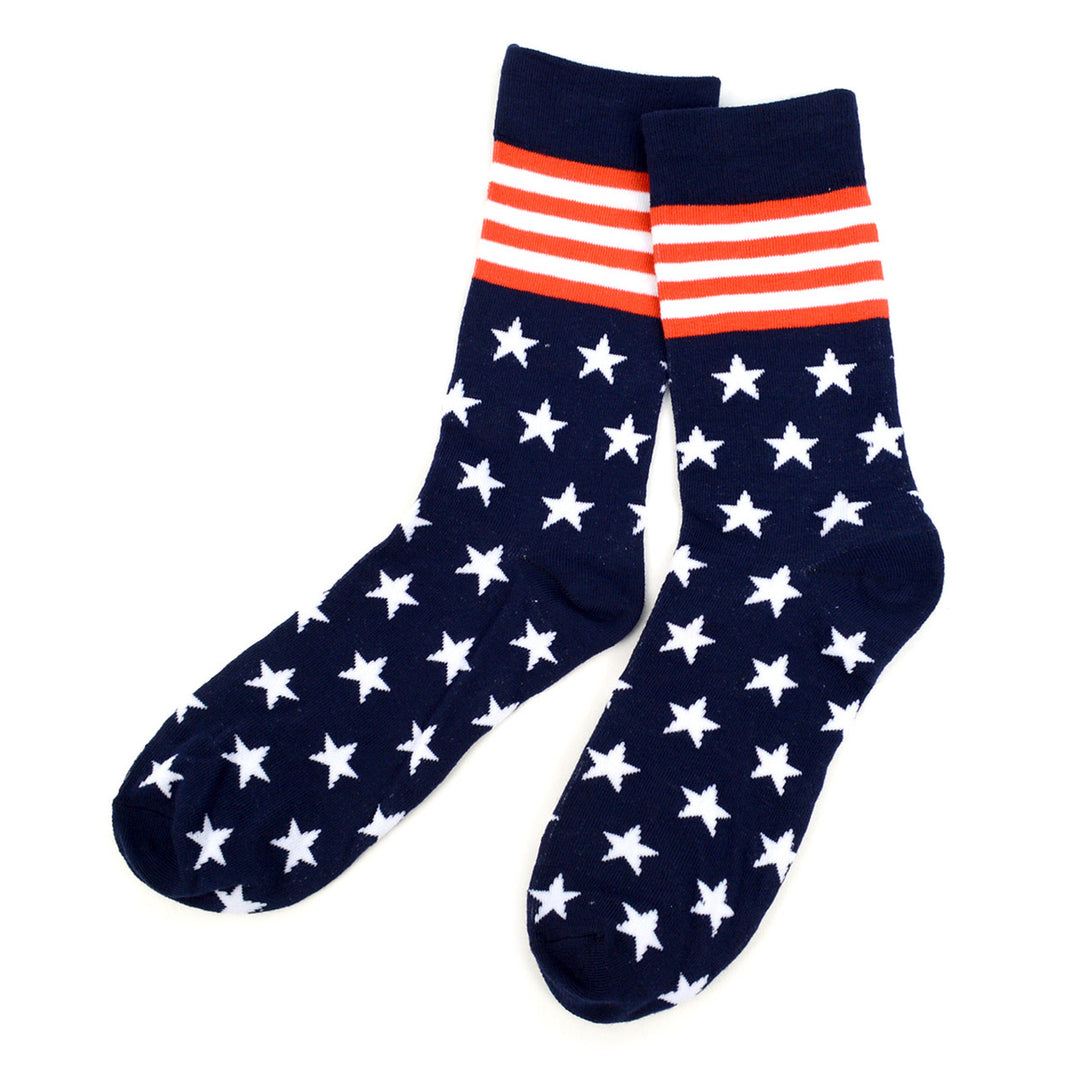 Mens Stars and Stripes Novelty Socks Image 6