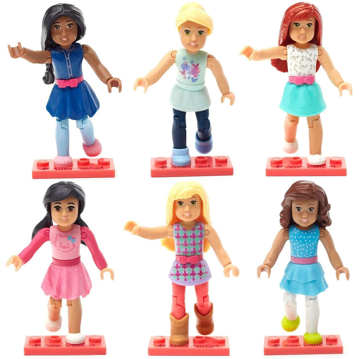 Mega Construx Series 2 American Girl 6pk Set Mini Figures Bundle Collectible Mattel Image 1
