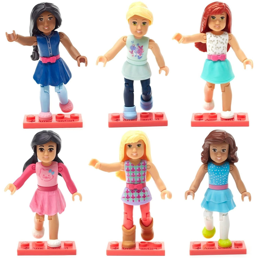 Mega Construx American Girl Mini Figures Set 6pk Collectible by Mattel Image 1