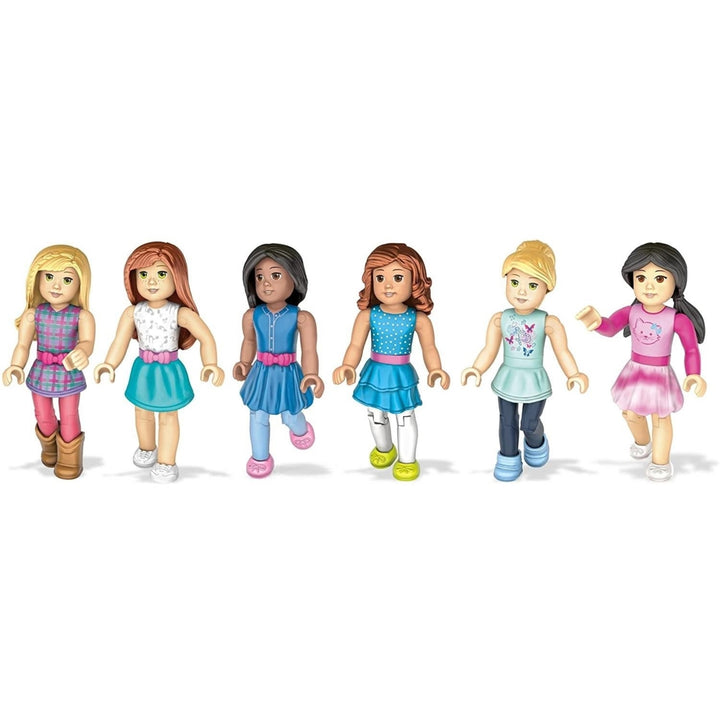 Mega Construx Series 2 American Girl 6pk Set Mini Figures Bundle Collectible Mattel Image 2