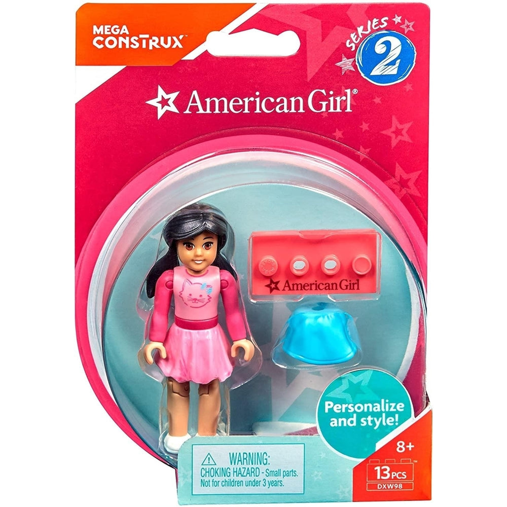 Mega Construx American Girl Kitty Dress Pink Series 2 Figure DXW98 Mattel Image 2