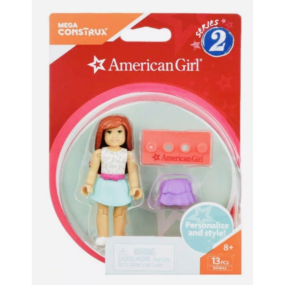 Mega Construx American Girl Kitty Print Skirt Series 2 Mini Figure DXW93 Mattel Image 2