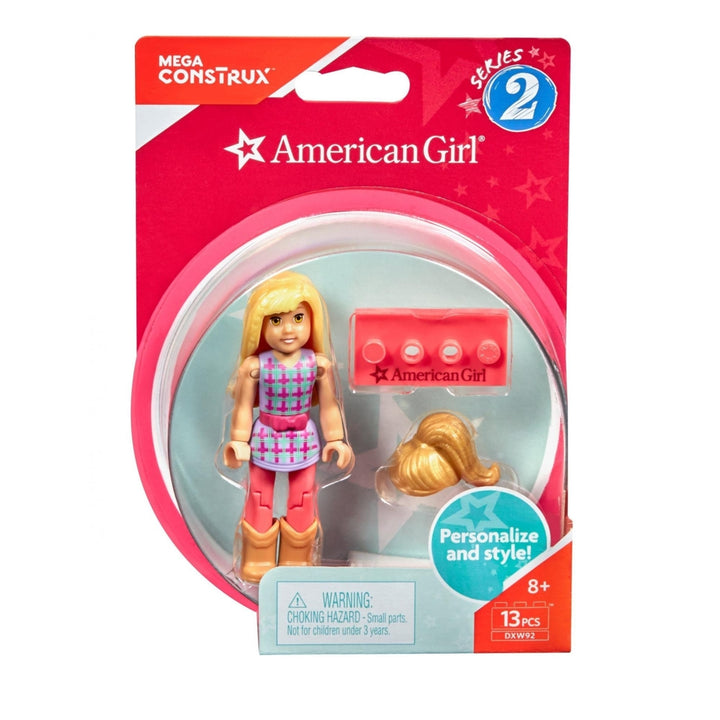 Mega Construx American Girl Spring Plaid Cowgirl Series 2 Mini Figure DXW92 Mattel Image 3