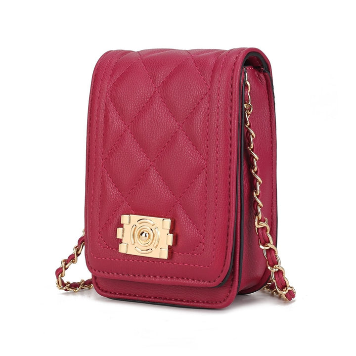 MKF Collection Gemma Crossbody Bag Vegan LeatherMulti-Functional Shoulder Bagby Mia K Image 4