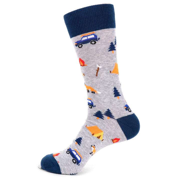 Mens Camping Novelty Socks Image 1