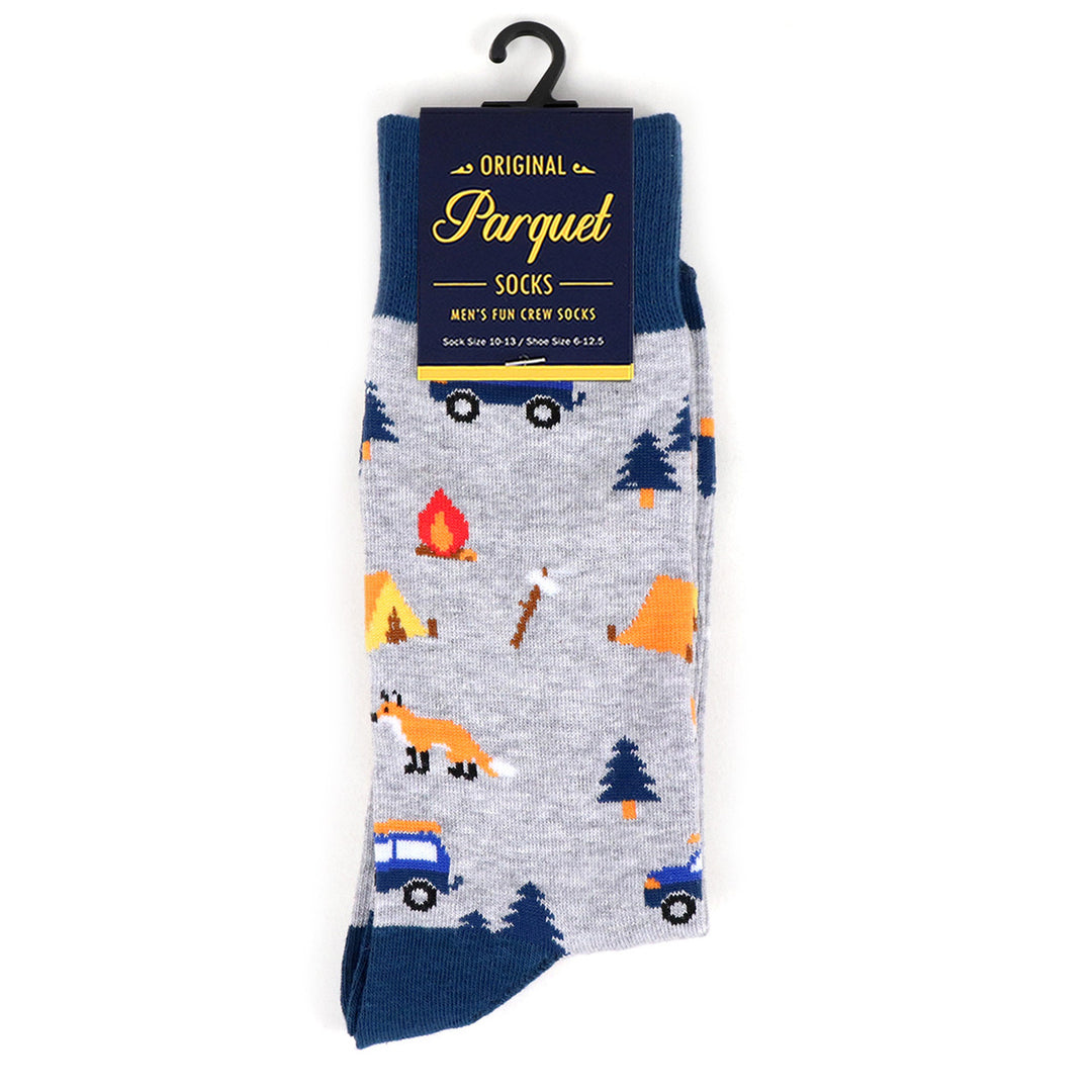 Mens Camping Novelty Socks Image 3