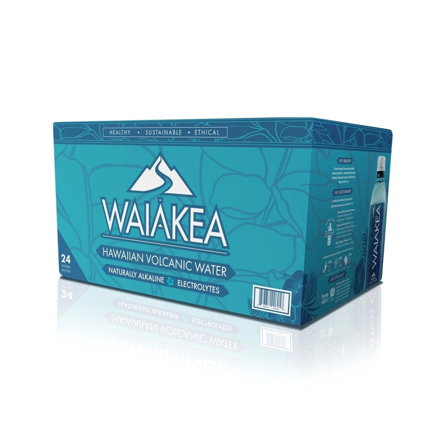 Waiakea Hawaiian Volcanic Water 1 Liter Bottles (Pack of 12) Image 1