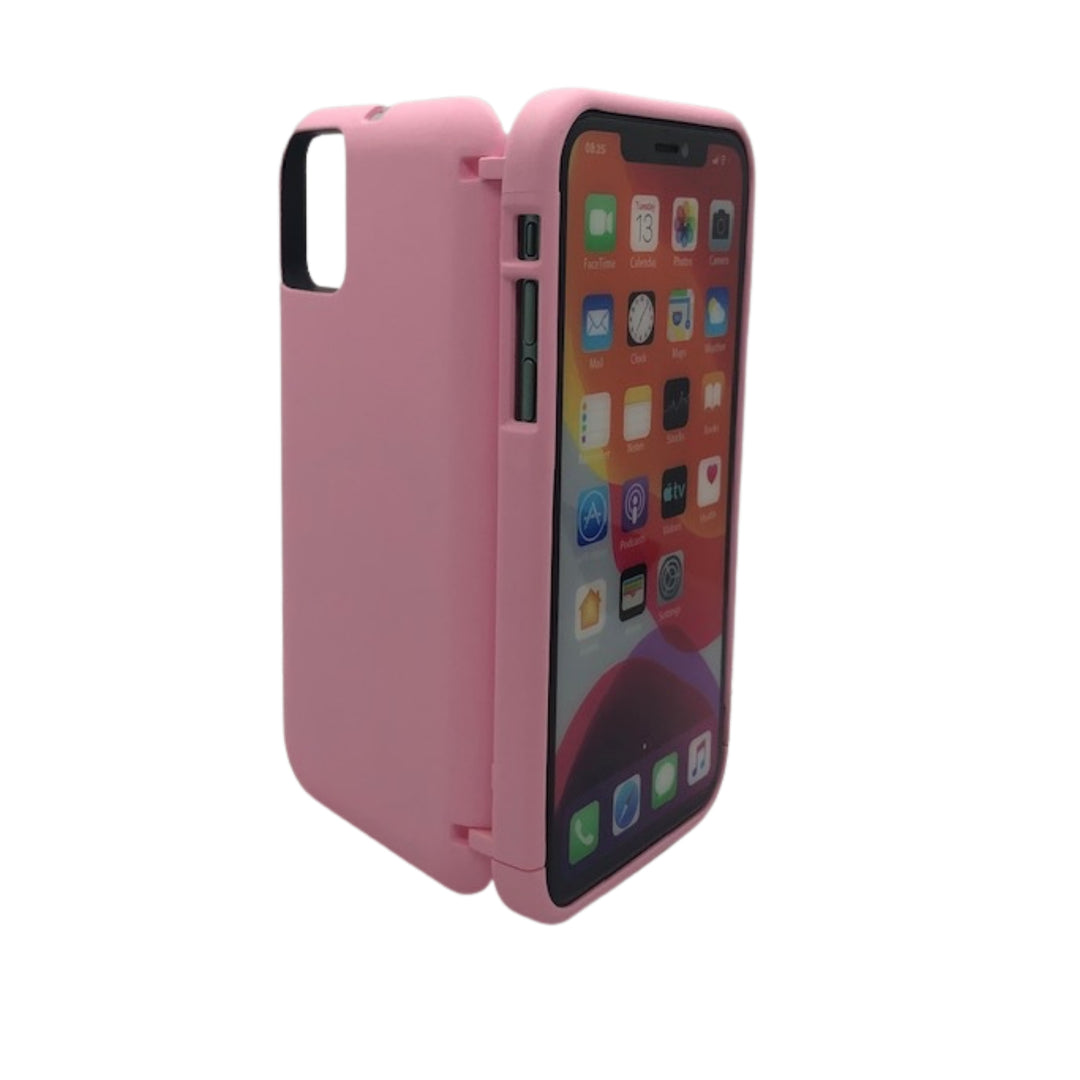 All in case - iPhone 12/12 Pro Wallet Storage Case - Card Holder - with Mirror and Attachable Strap Image 7