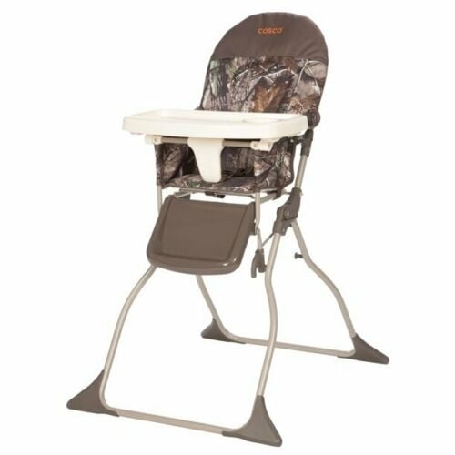 Simple Fold Full Size High Chair with Adjustable Tray Realtree Image 1