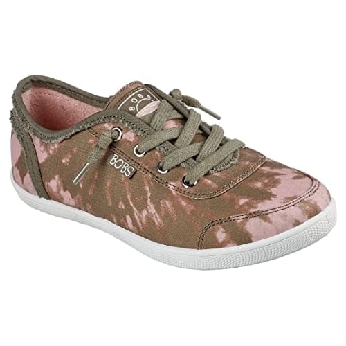 Skechers Womens BOBS B Cute - Mystic Boho Sneaker Olive/Multi - 113838-OLMT Olive/Multi Image 4