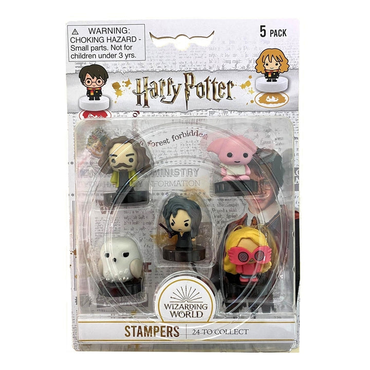 Harry Potter Stampers 5pk Bellatrix Lestrange Dobby Hedwig Luna Sirius Black PMI International Image 4