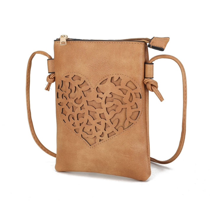 MKF Collection Heartly Crossbody Handbag Multi-Functional Shoulder Bag by Mia K. Image 2