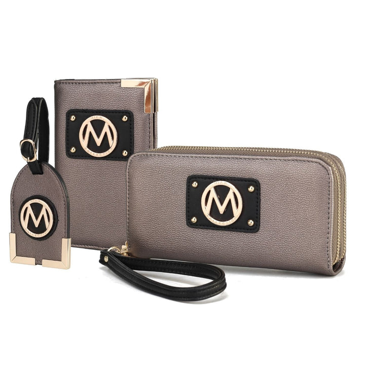 Darla Travel Gift Set Handbag by Mia K 3 pieces Image 9