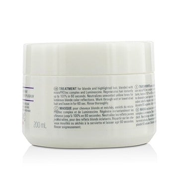 Goldwell Dual Senses Blondes and Highlights 60SEC Treatment (Luminosity For Blonde Hair) 200ml/6.8oz Image 2