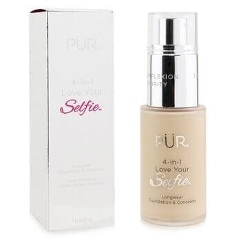 PUR (PurMinerals) 4 in 1 Love Your Selfie Longwear Foundation and Concealer - LN4 Vanilla (Fair Skin With Neutral Image 3