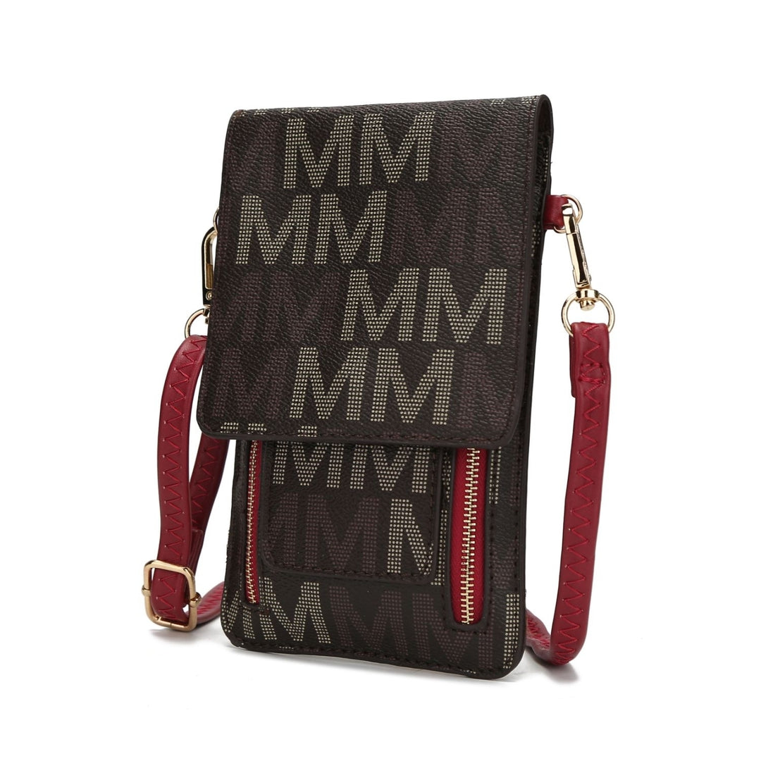 MKF Collection Velma Multi-Functional Shoulder M Signature Cell Phone Crossbody Handbag Wallet Image 6