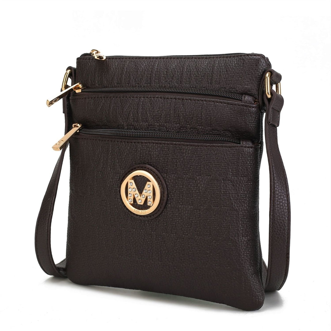 MKF Collection Lennit Embossed Multi-Functional Shoulder Bag M Signature Crossbody Handbag by Mia K. Image 4