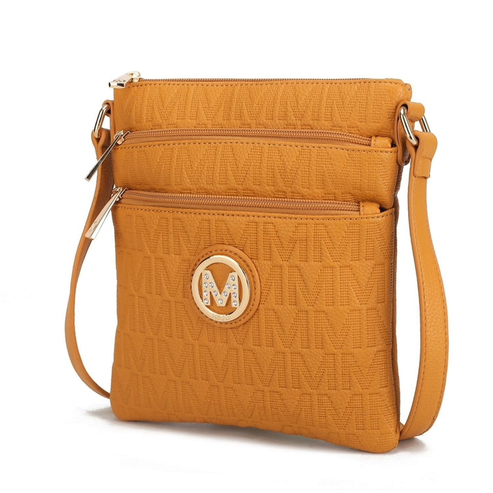 MKF Collection Lennit Embossed Multi-Functional Shoulder Bag M Signature Crossbody Handbag by Mia K. Image 4