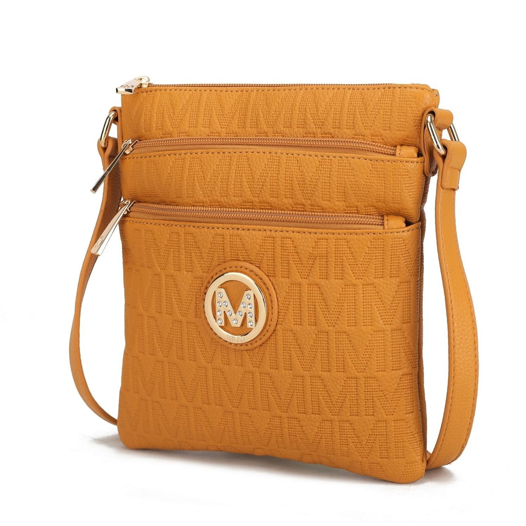 MKF Collection Lennit Embossed Multi-Functional Shoulder Bag M Signature Crossbody Handbag by Mia K. Image 1