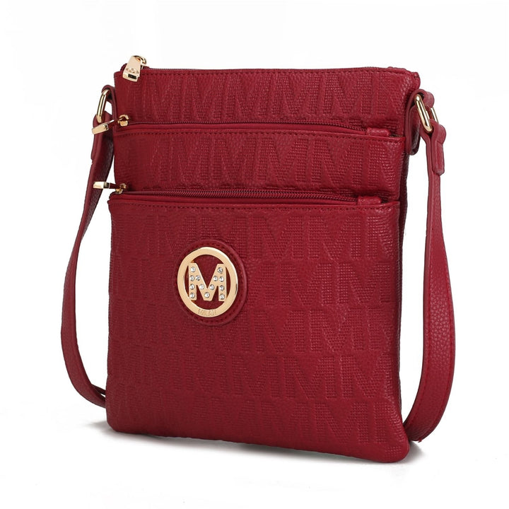 MKF Collection Lennit Embossed Multi-Functional Shoulder Bag M Signature Crossbody Handbag by Mia K. Image 8