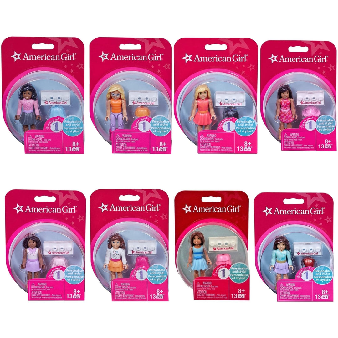 Mega Bloks American Girl Doll 8 pack Series 1 Personalise Style Collectible Figures Mattel Image 2