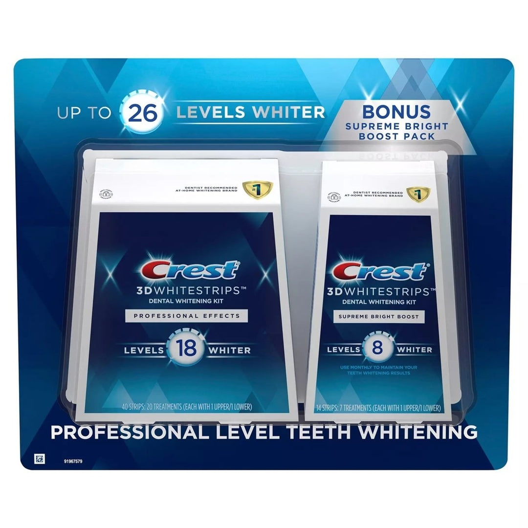 Crest 3D Whitestrips Professional Effects At-home Teeth Whitening Kit Image 1