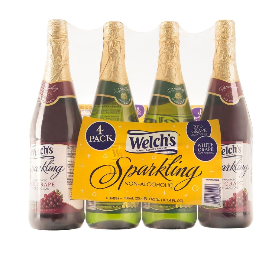 Welchs Sparkling Juice Cocktail Variety Pack (750 mL 4 Count) Image 1