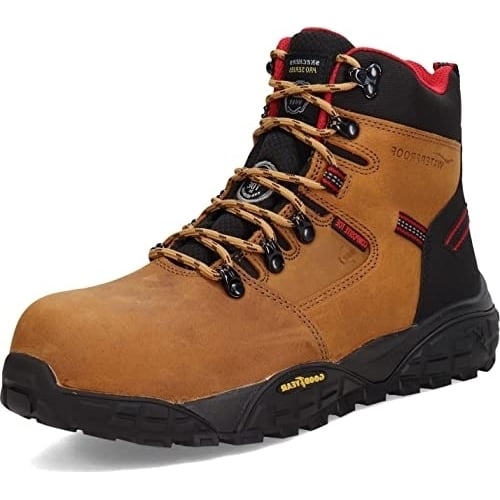 SKECHERS WORK Mens Treadix Composite Toe Work Boot Brown - 200084-TNS BROWN Image 4