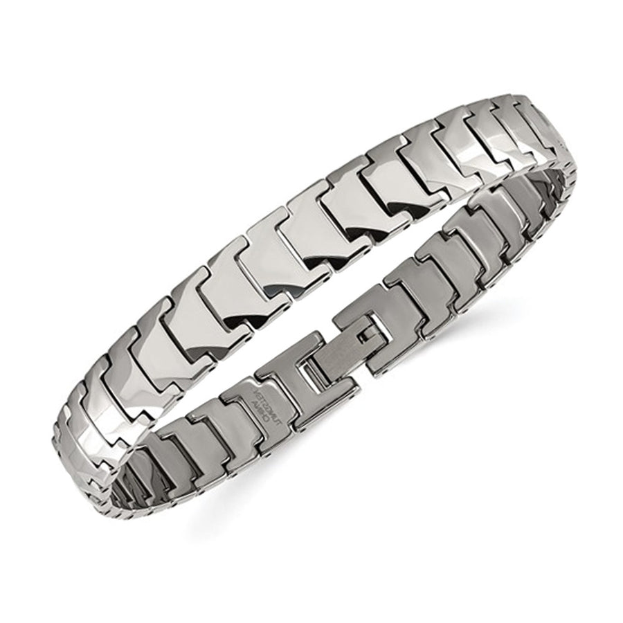 Mens Tungsten Polished Bracelet (9.00 Inches) Image 1