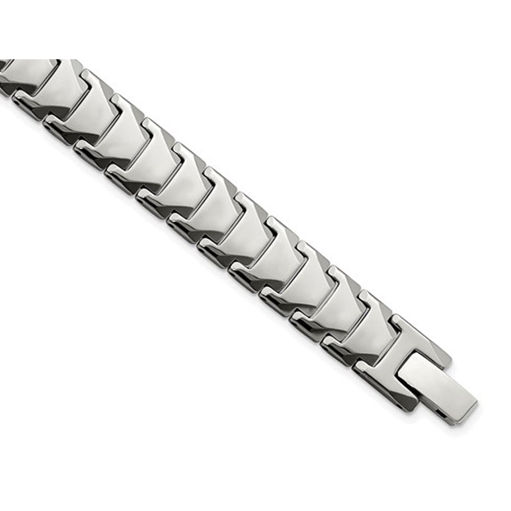 Mens Tungsten Polished Bracelet (9.00 Inches) Image 4