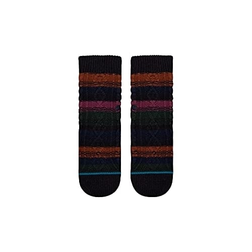 Stance Unisex Black Stripe Toasted Slipper Crew Socks A549D21TOA-BLK Heavyweight Image 2