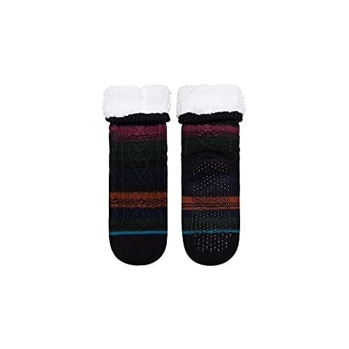 Stance Unisex Black Stripe Toasted Slipper Crew Socks A549D21TOA-BLK Heavyweight Image 1