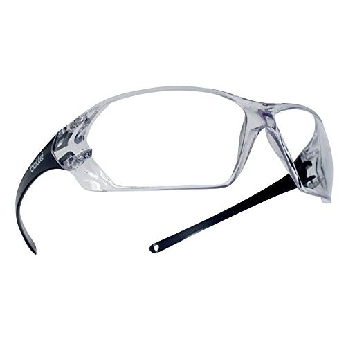 Boll Safety 253-PR-40057 Prism Safety Eyewear with Shiny Black Rimless Frame and Clear Anti-Scratch/Anti-Fog Lens Image 1